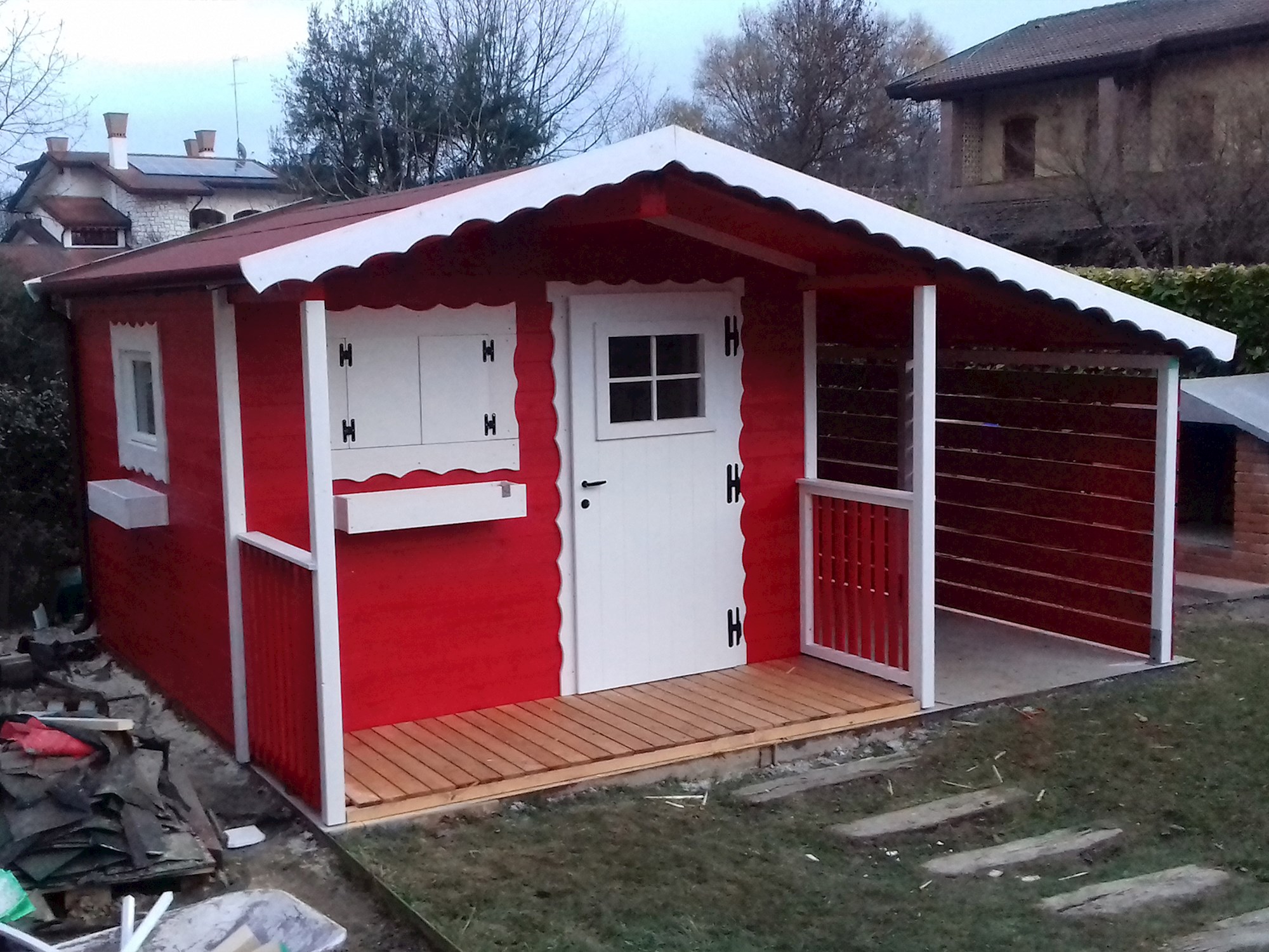 basi per casette in legno