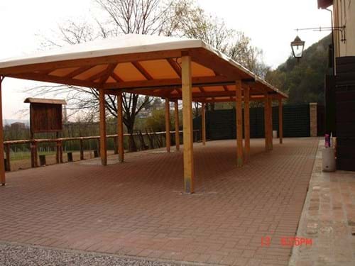 Gazebo in legno per esterni per feste