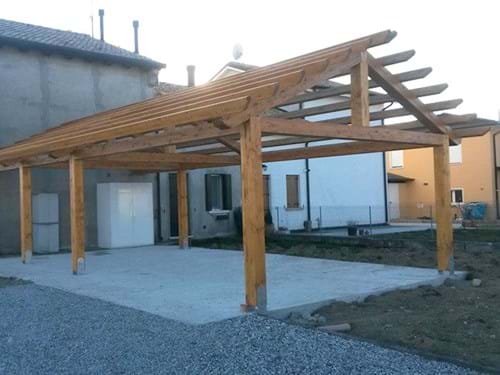 Gazebo in legno per esterni