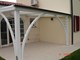 Porticato in legno bianco per casa
